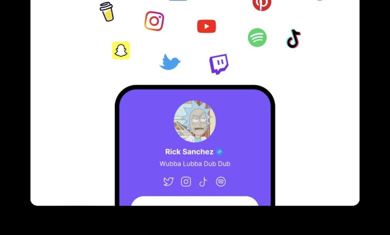 Bio موقع لعمل رابط واحد لكل حساباتك